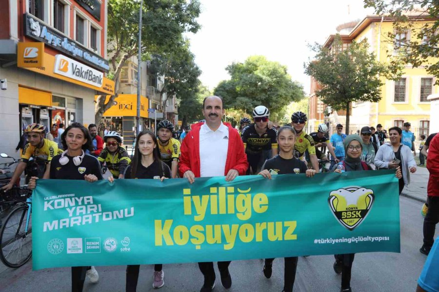 Binlerce Sporcu 2. Uluslararası Konya Yarı Maratonu’nda “iyilik” İçin Koştu