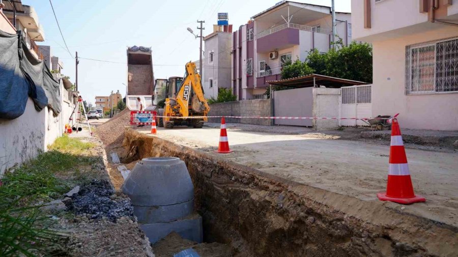 Meski, Yağmursuyu Hattı Çalışmalarına Devam Ediyor