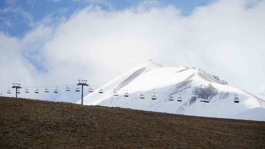 Erciyes’te Kar Sonrası Kartpostallık Görüntüler Oluştu