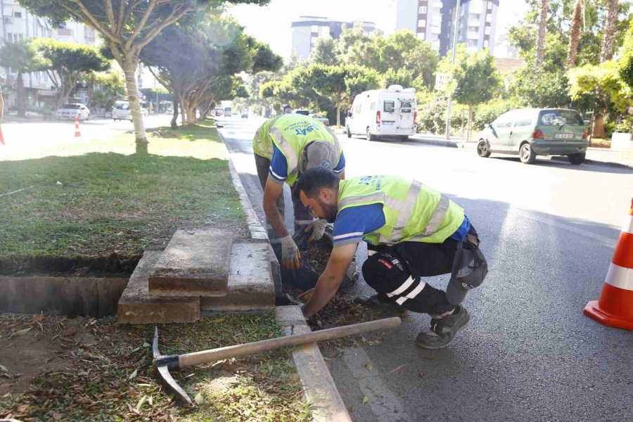 Asat Yağmur Suyu Hatlarını Temizliyor