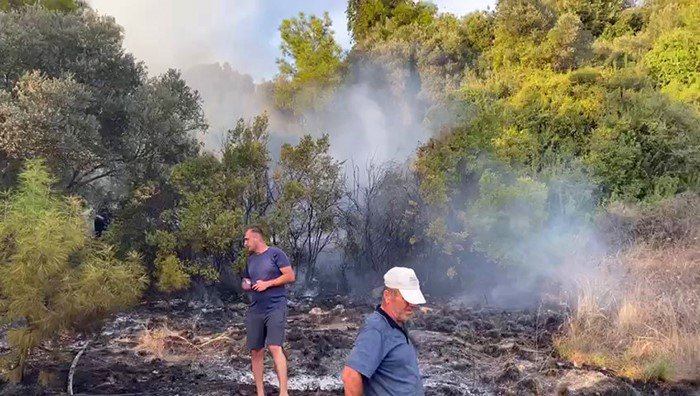 Manavgat’taki Makilik Yangını Korkuttu