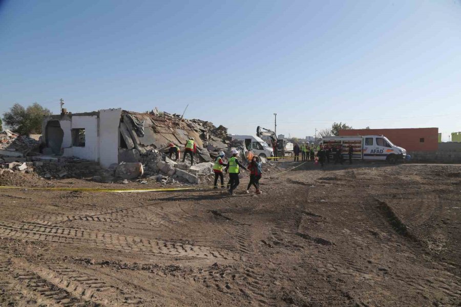 Büyükşehir Afad Akrediteli Kentsel Arama Kurtarma Ekipleri’nden İlk Tatbikat