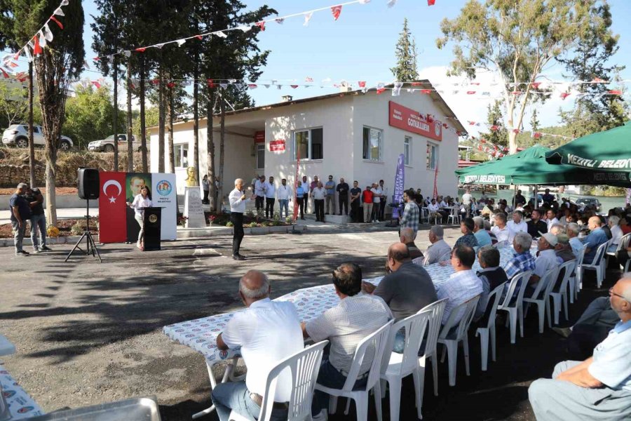 Mezitli’de Gönüllü Evi Ve Muhtarlık Binası Açıldı