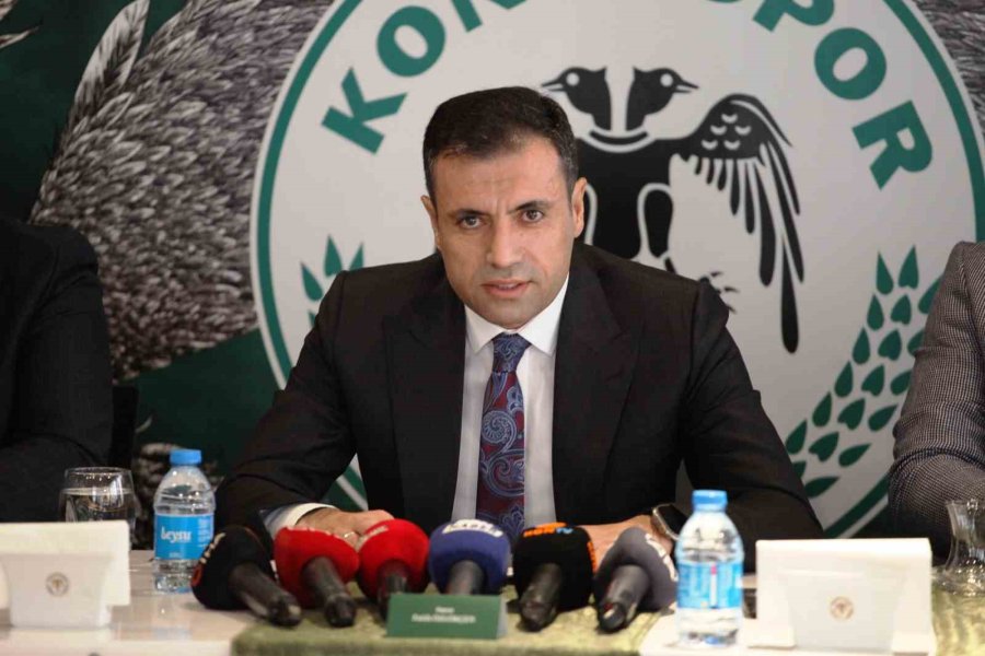 Konyaspor Başkanı Özgökçen’den, ’teknik Direktör’ Açıklaması