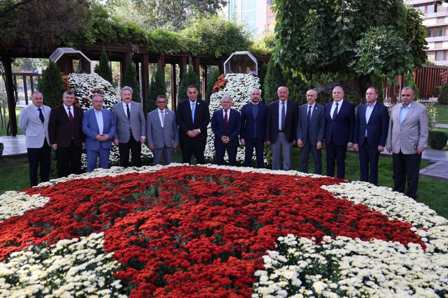 Kardeş Şehir Misrata’nın Belediye Başkanı Ve Heyetinden Başkan Büyükkılıç’a Ziyaret