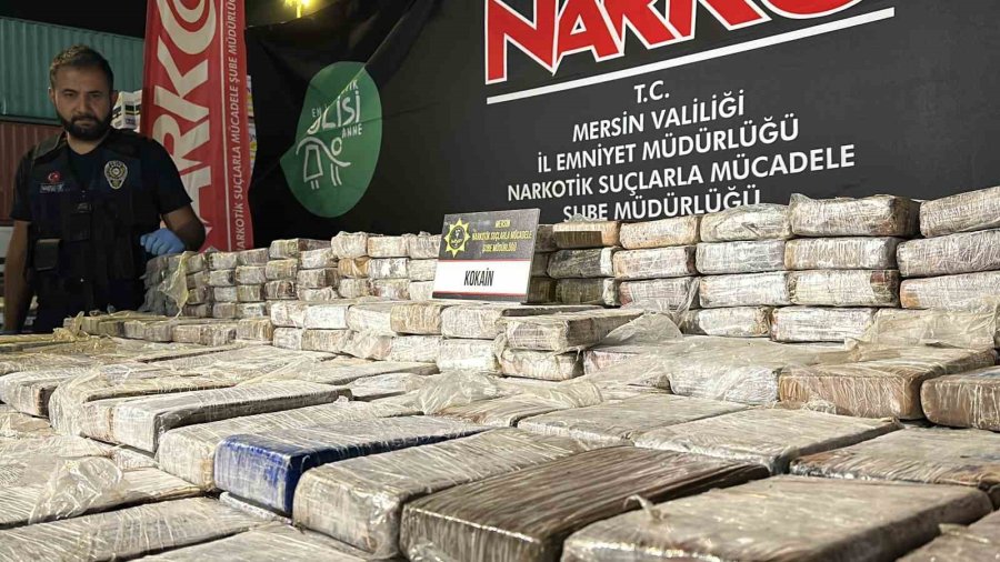 Mersin Limanı’nda 610 Kilogram Kokain Ele Geçirildi