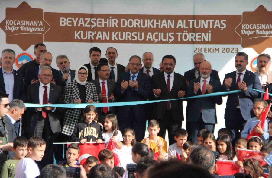 Kocasinan’ın Beyazşehir Kur’an Kursu Açıldı