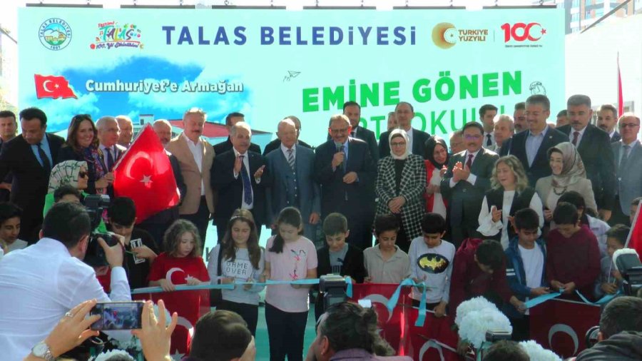 Talas’ta Bir Eğitim Yuvası Daha Açıldı