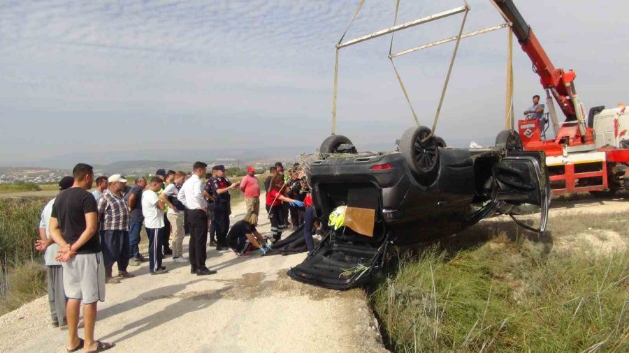 Mersin’de Kanala Düşen Otomobilin Sürücüsü Hayatını Kaybetti