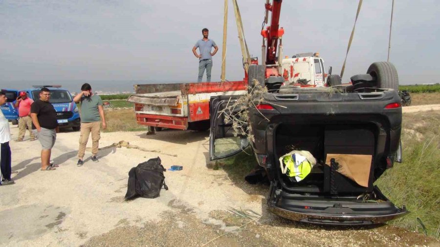 Mersin’de Kanala Düşen Otomobilin Sürücüsü Hayatını Kaybetti