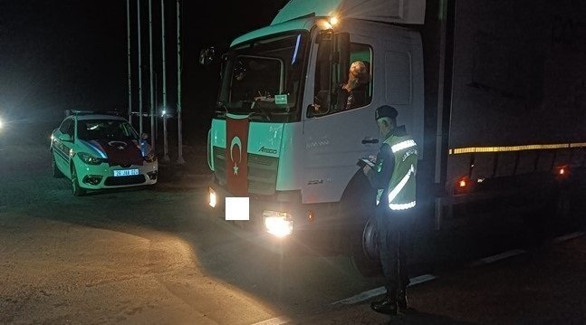 Jandarma Ekiplerinden 14 İlçede Eş Zamanlı Trafik Denetimi