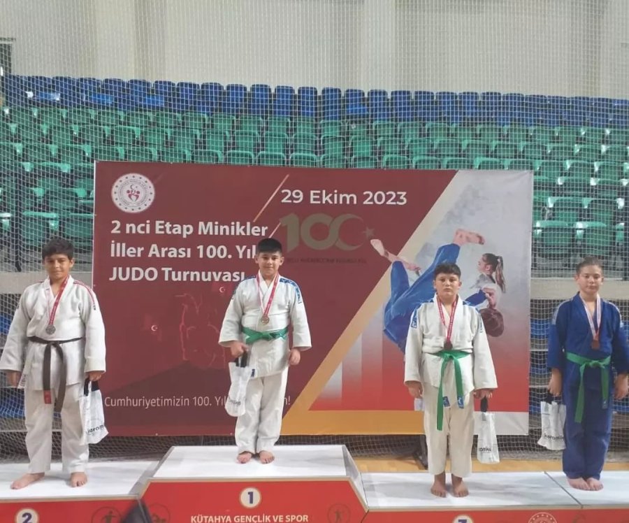 Eskişehir’e 100. Yıl Judo Turnuvası’ndan 3 Madalya