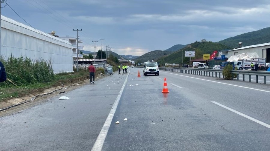 Alanya Aedaş Bölge Müdürü’nün Hayatını Kaybettiği Kaza Güvenlik Kamerasında