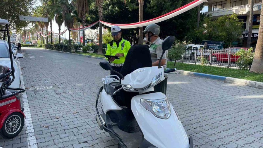 54 Motosiklete 36 Bin Tl Ceza Kesildi