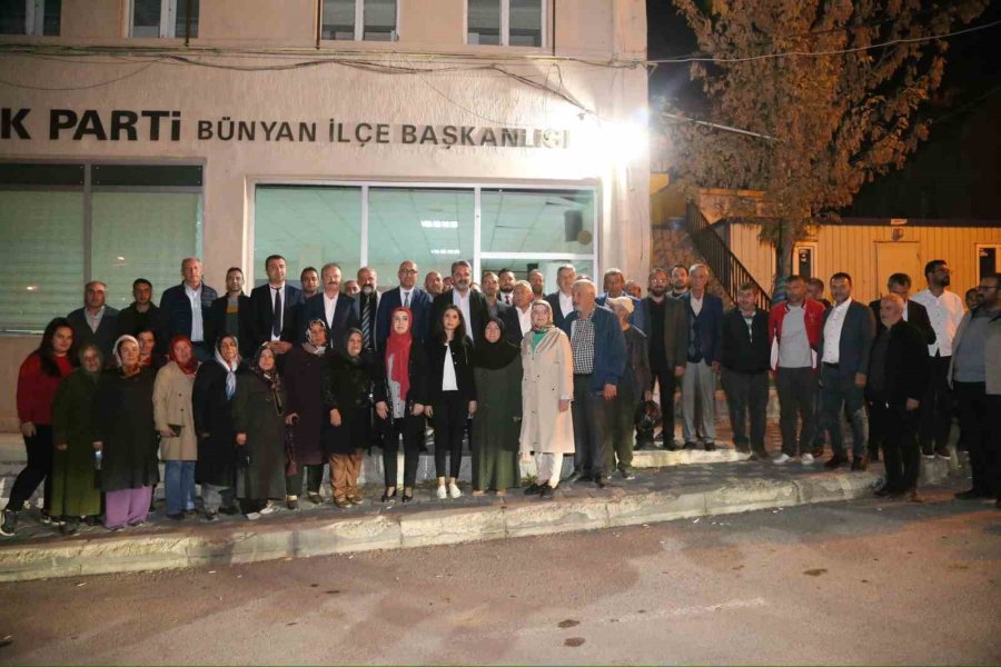 Başkan Büyükkılıç’tan Sarız, Pınarbaşı Ve Bünyan Ziyareti