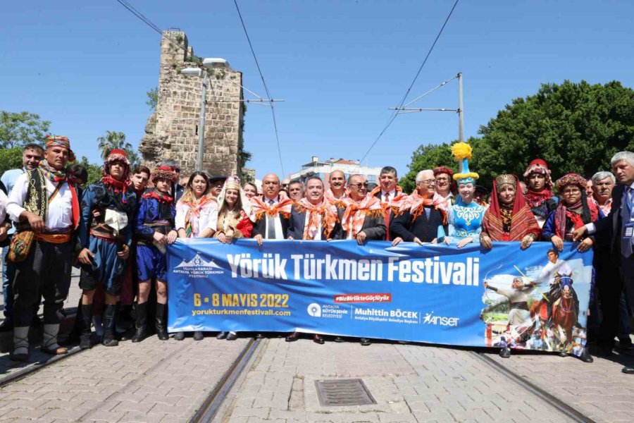 Antalya Büyükşehir Belediyesi Yörük Türkmen Festivali Başlıyor