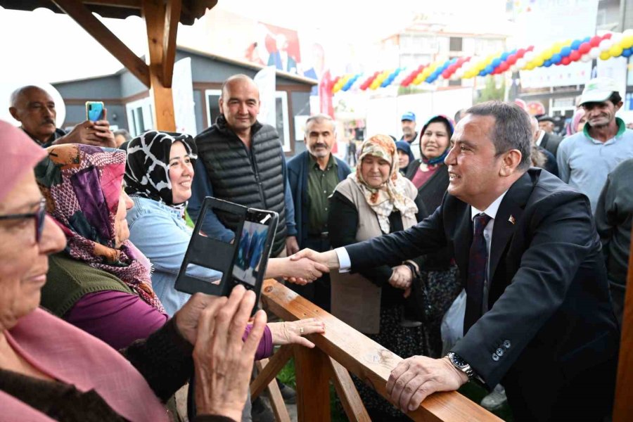 Elmalı Doğalgaza Kavuştu, İlk Doğalgazı Başkan Böcek Yaktı