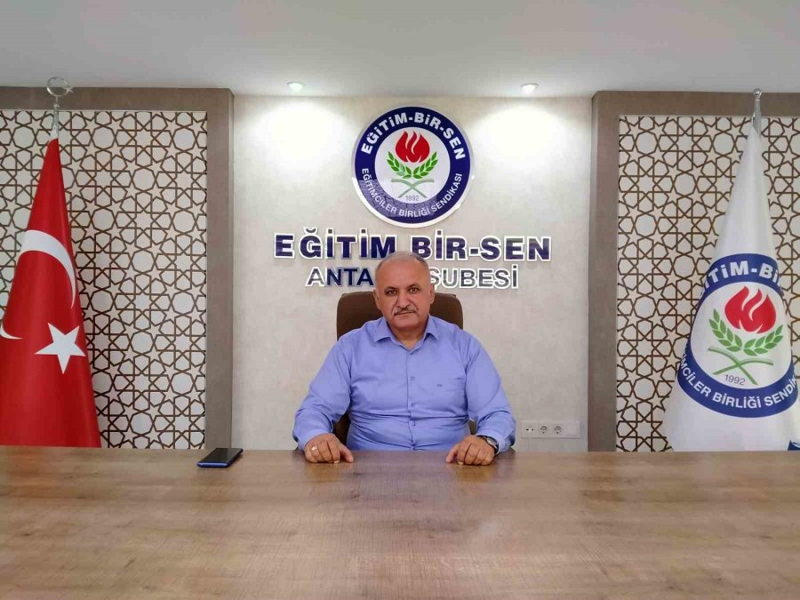 Eğitim Bir Sen Antalya Şube Başkanı Miran: "sendikamsı Yapı Manipüle Ediyor"