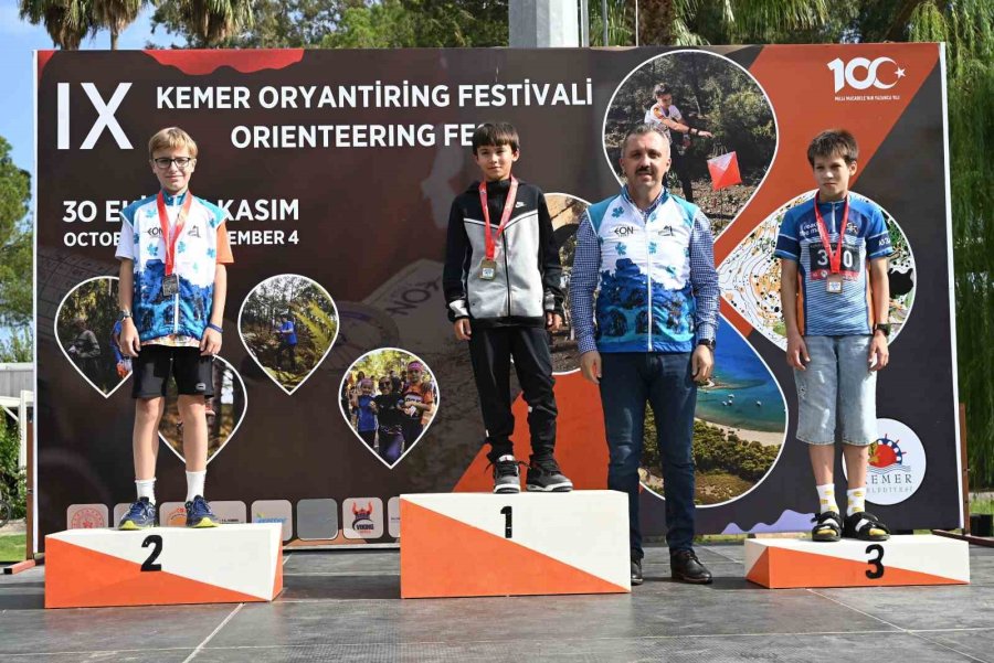 9. Uluslararası Kemer Oryantiring Festivali Tamamlandı