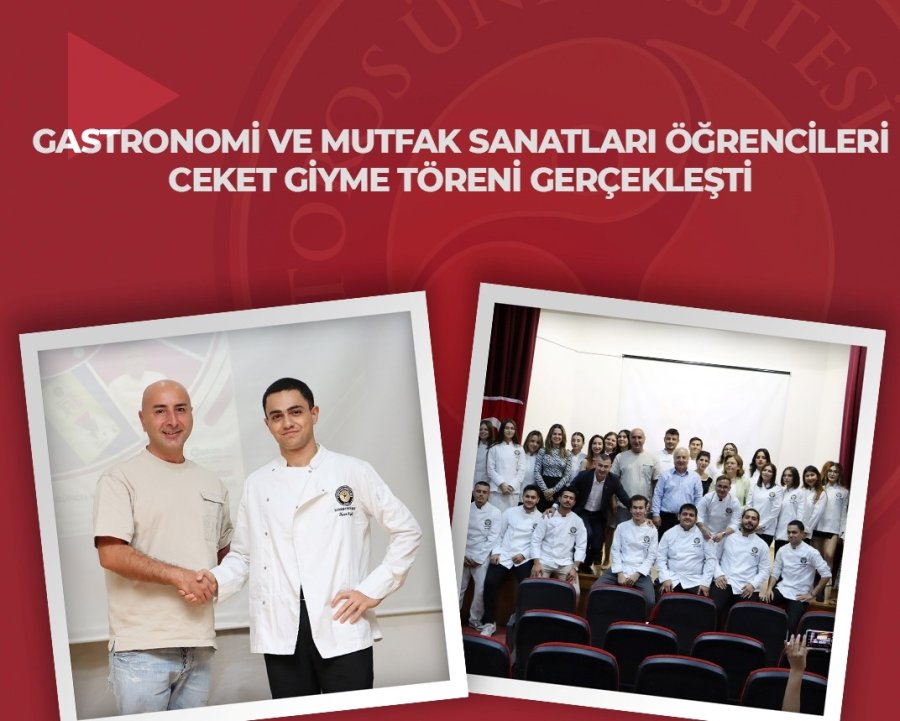 Gastronomi Ve Mutfak Sanatları Öğrencileri Ceket Giydi