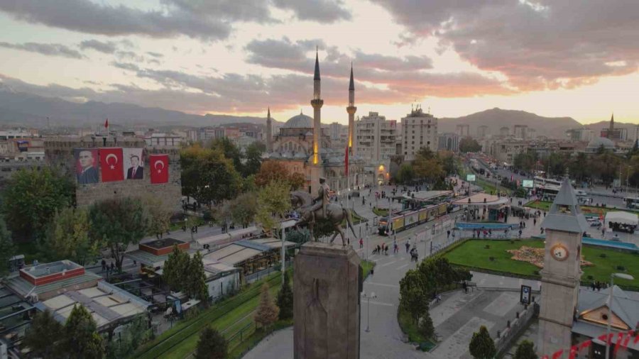 Kayseri’de Mest Eden Gün Batımı