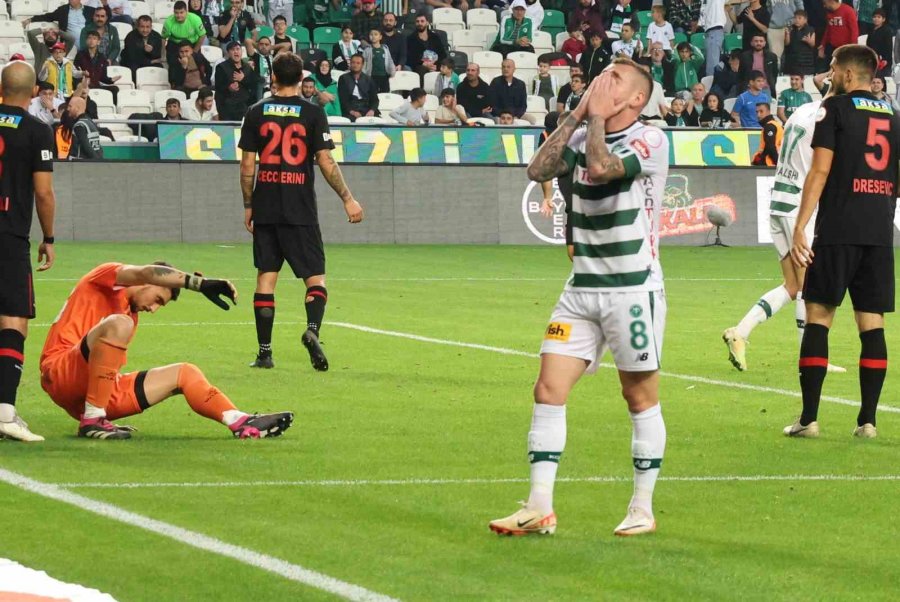 Trendyol Süper Lig: Konyaspor: 1 - Fatih Karagümrük: 1 (maç Sonucu)