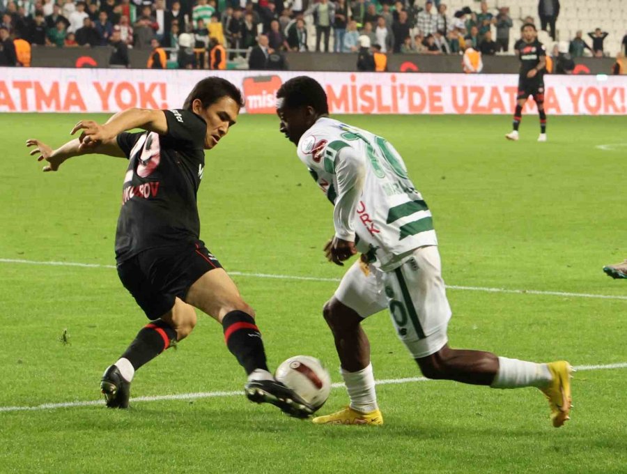 Trendyol Süper Lig: Konyaspor: 1 - Fatih Karagümrük: 1 (maç Sonucu)