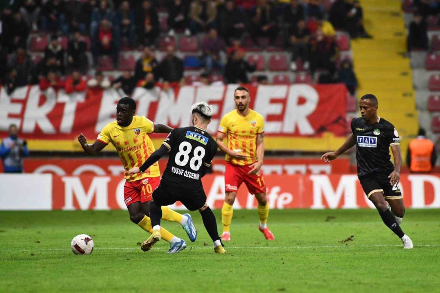 Trendyol Süper Lig: Kayserispor: 1 - Corendon Alanyaspor: 0 (maç Sonucu)