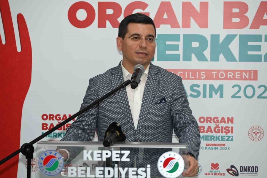 Organ Bağış Merkezinin İlk Bağışçısı Başkan Tütüncü Oldu