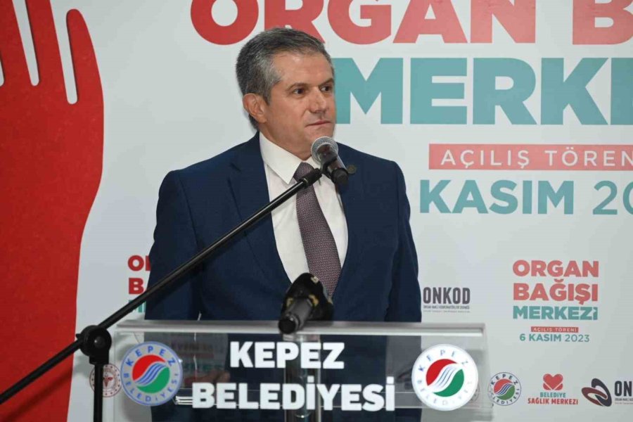 Organ Bağış Merkezinin İlk Bağışçısı Başkan Tütüncü Oldu