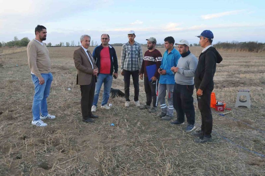 Akşehir’de Jeotermal Sera Alanı İçin Çalışma Başlatıldı