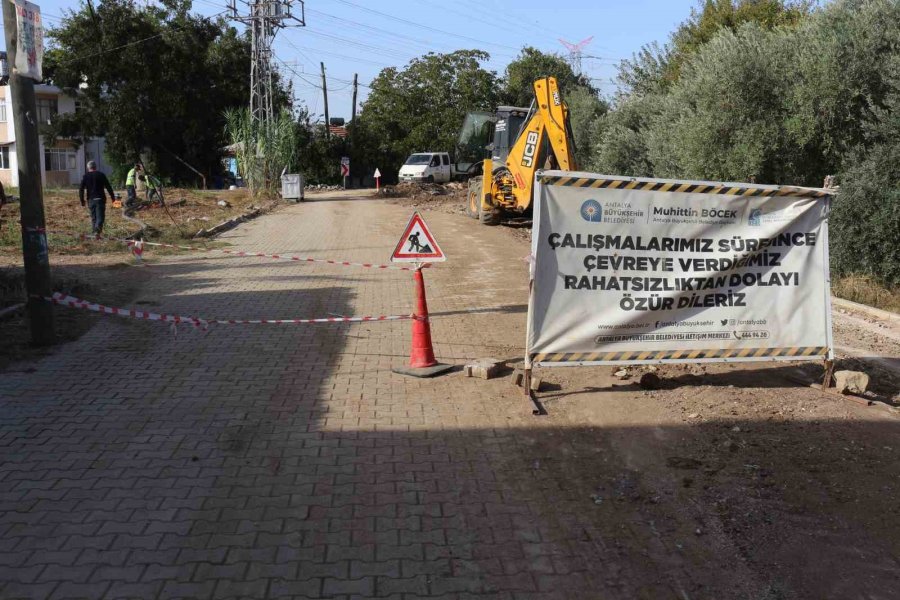 Asat’dan Serik Yukarıkocayatak Mahallesi’ne Yeni İçme Suyu Hattı