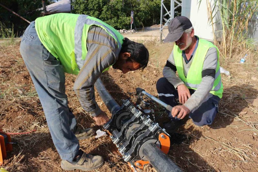 Asat’dan Serik Yukarıkocayatak Mahallesi’ne Yeni İçme Suyu Hattı