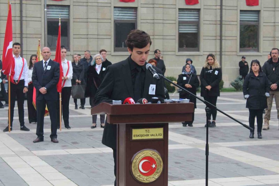 Eskişehir’de 10 Kasım Atatürk’ü Anma Töreni