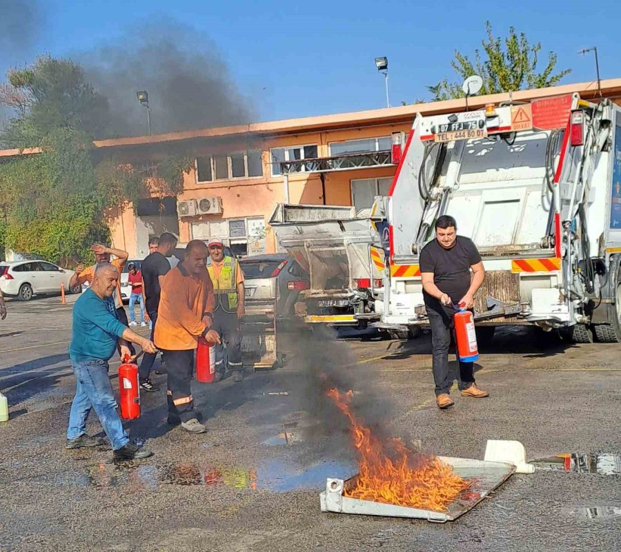 Muratpaşa’da Yangın Tatbikatı