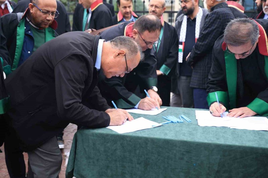 Konya Stk’ları Ve Huder İsrail’in Gazze Saldırılarına Suç Duyurusunda Bulundu