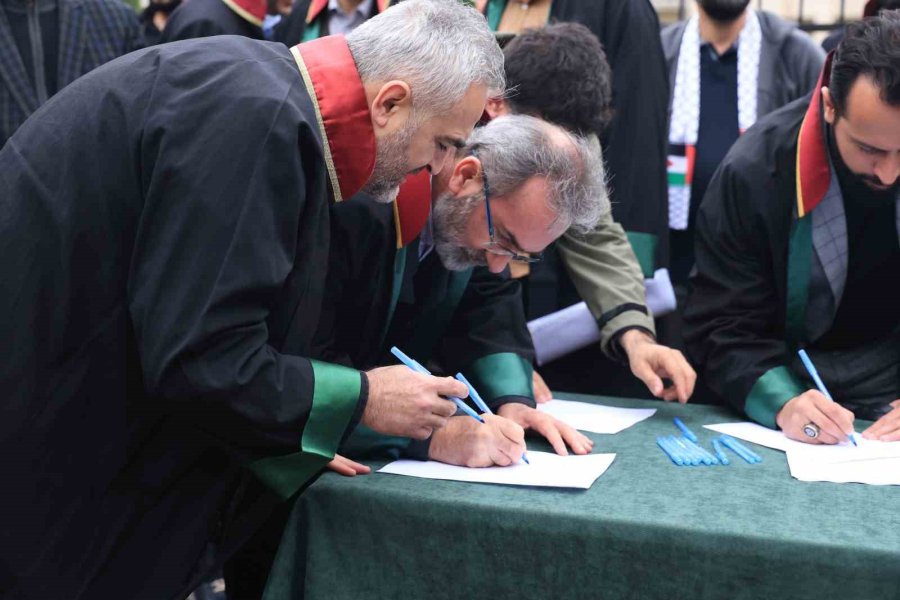 Konya Stk’ları Ve Huder İsrail’in Gazze Saldırılarına Suç Duyurusunda Bulundu