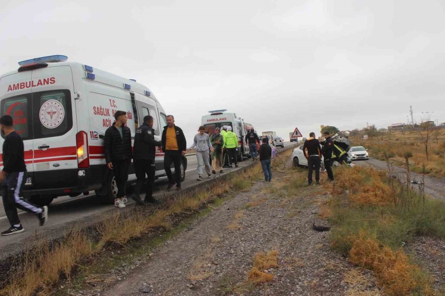 Konya’da Otomobil Takla Attı: 5 Yaralı