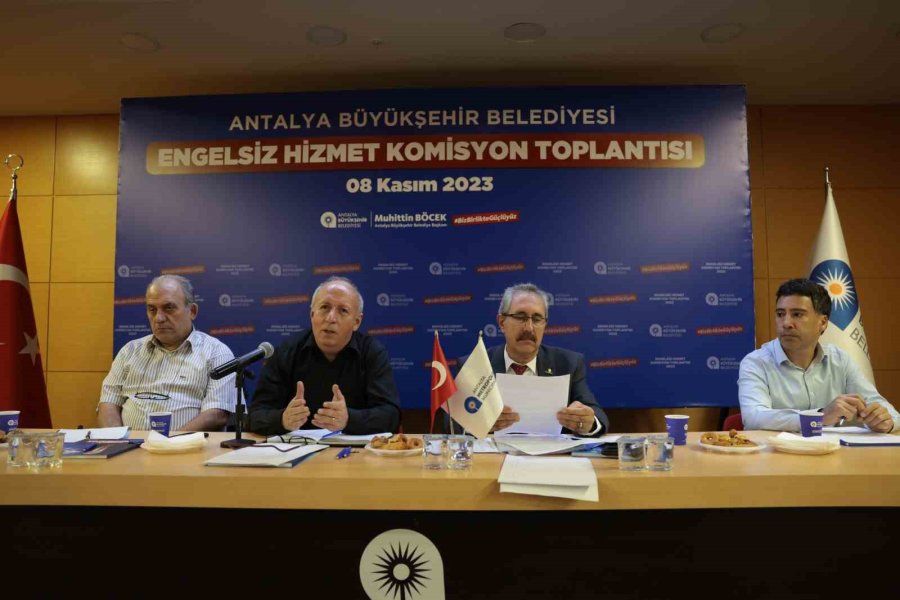 Büyükşehir Engelsiz Hizmet Komisyonu Toplandı