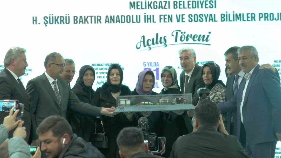 Melikgazi’de İki Bakanlı Açılış