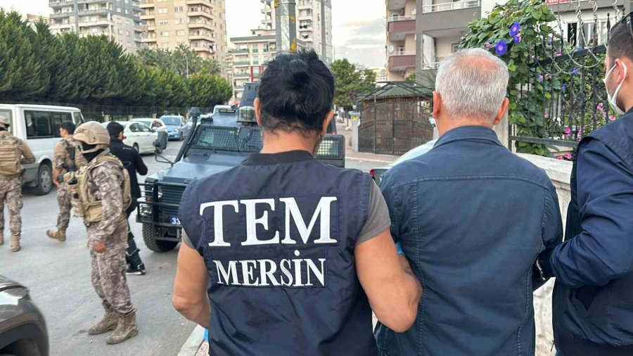 Mersin’de Terör Örgütlerine Operasyon: 4 Gözaltı