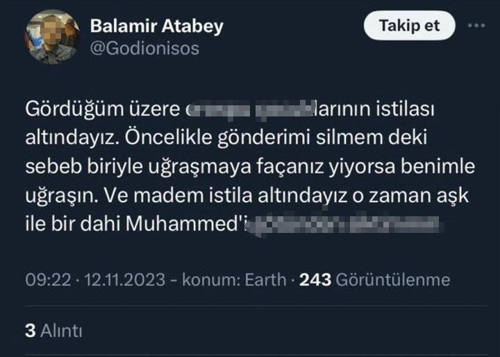 Filistinli Bebeklere Ve Cumhurbaşkanı’na Hakaretten Gözaltına Alınan Şahıs Adliyeye Sevk Edildi