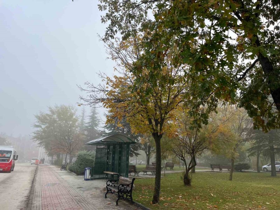 Eskişehir’in Yüksek Kesimlerine Sis Hakim