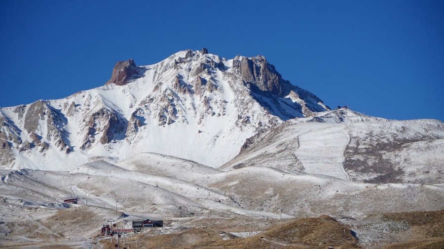 Erciyes’te Kar Sevinci