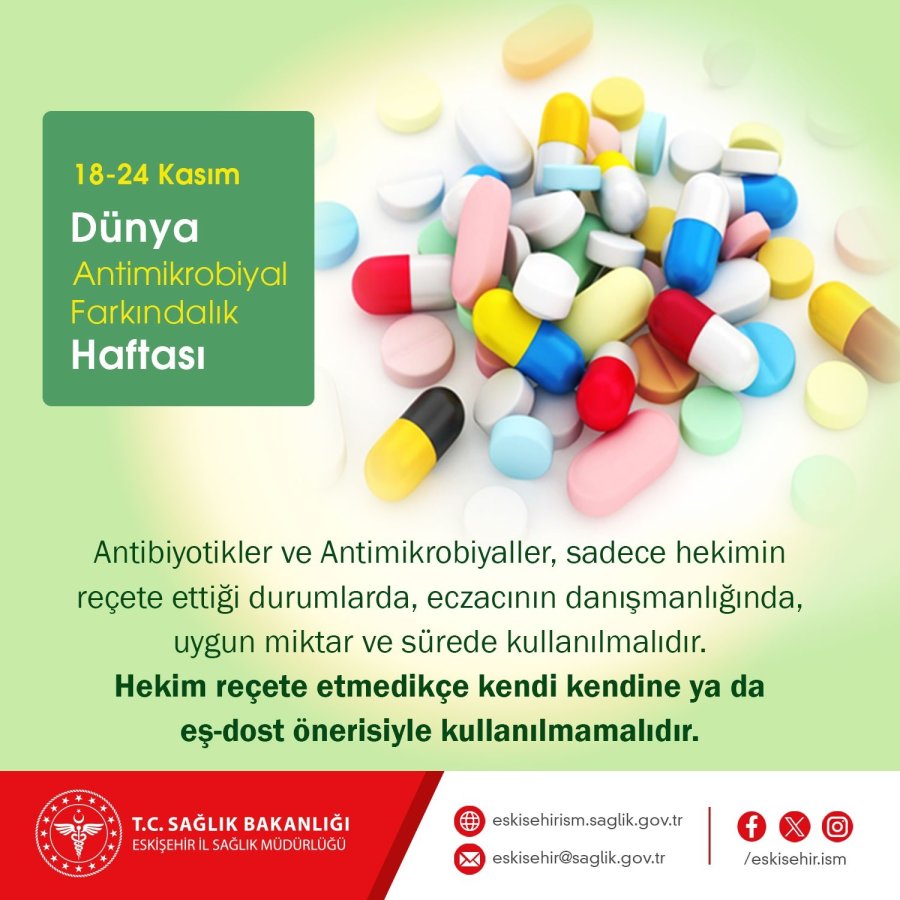 Antibiyotiklerin Reçetesiz Kullanılmaması Gerekiyor