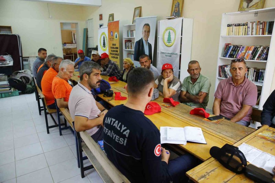 Büyükşehirden Orman Köylerine Yangın Eğitimi