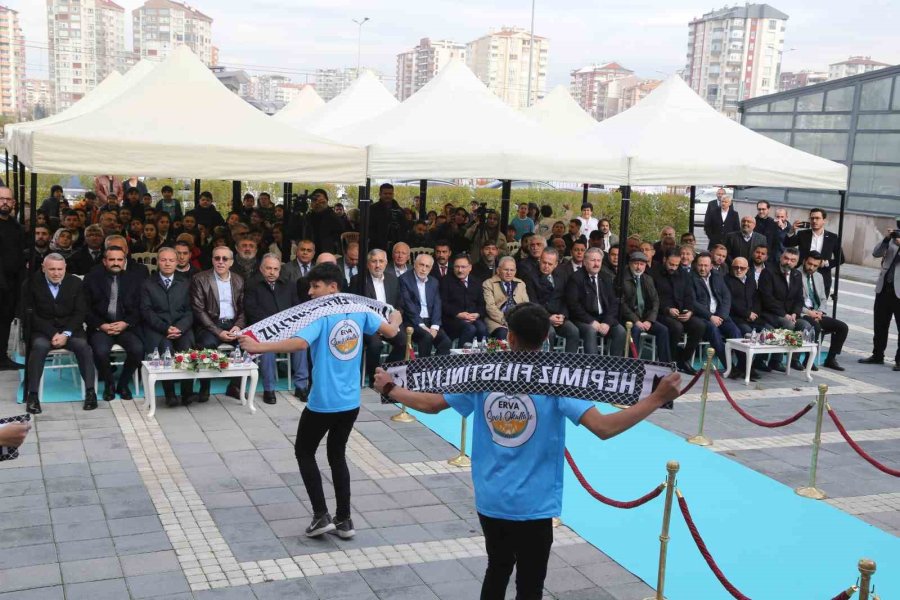 Vali Çiçek Ve Başkan Büyükkılıç, Erva Marifet Spor Kulübü Açılış Törenine Katıldı