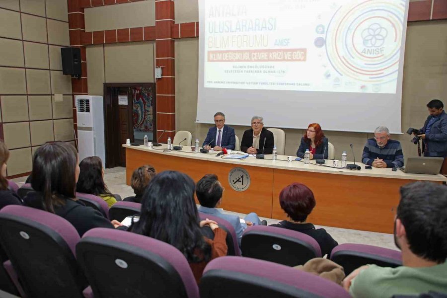 Antalya Uluslararası Bilim Forumu Başlıyor