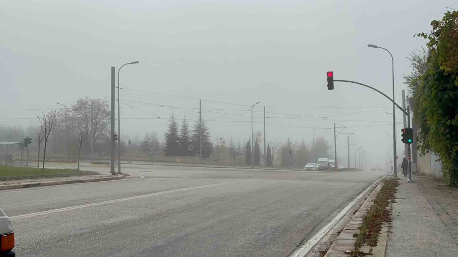 Eskişehir’de Sis Manzaraları Mest Etti