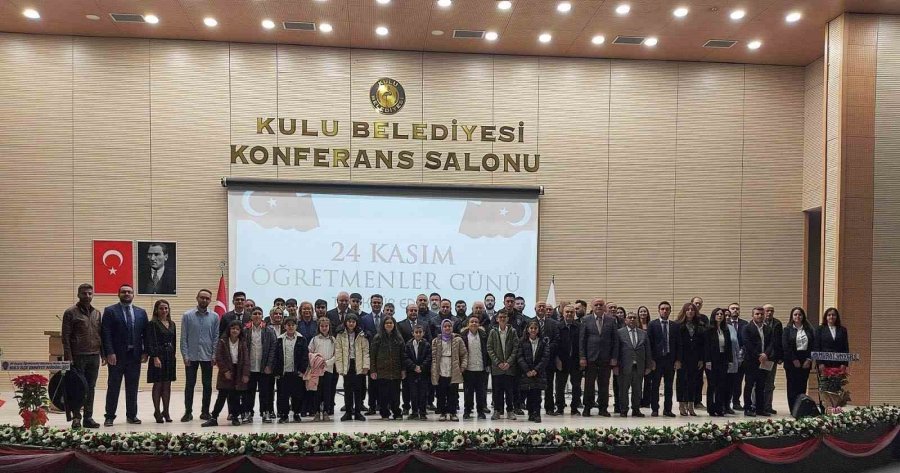 Kulu’da 24 Kasım Öğretmenler Günü Kutlandı